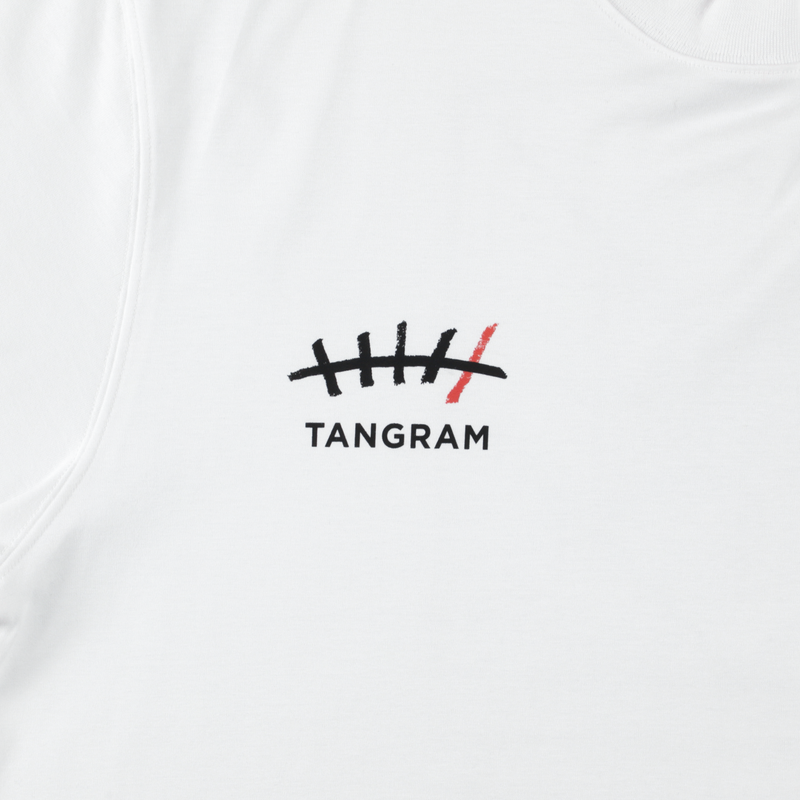 GDC×TANGRAM 5TH ANNIV. TURF STAR MOCK NECK WHITE TGS-MT199