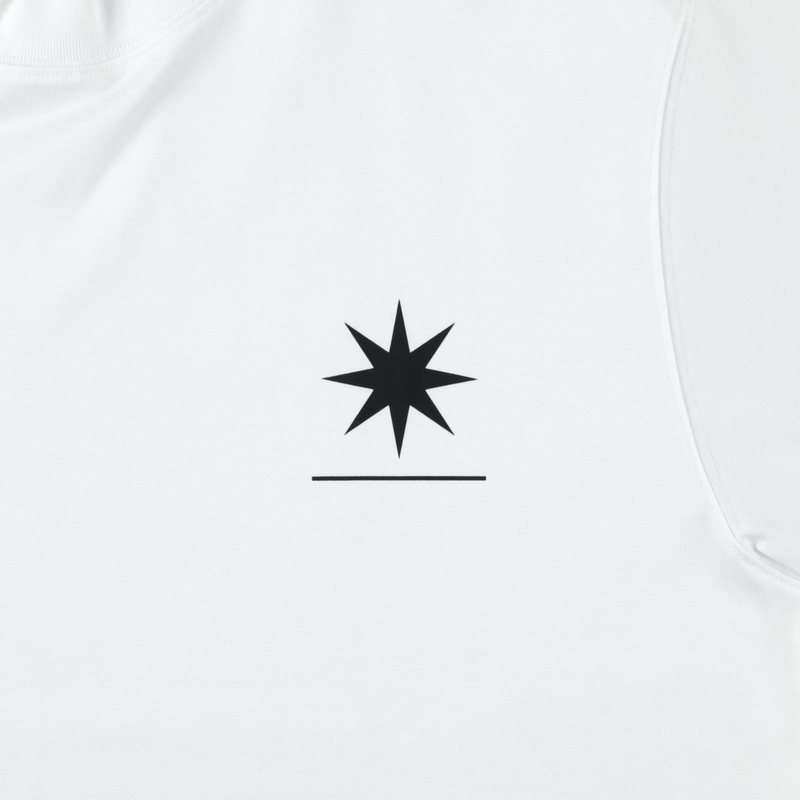 GDC×TANGRAM 5TH ANNIV. TURF STAR MOCK NECK WHITE TGS-MT199