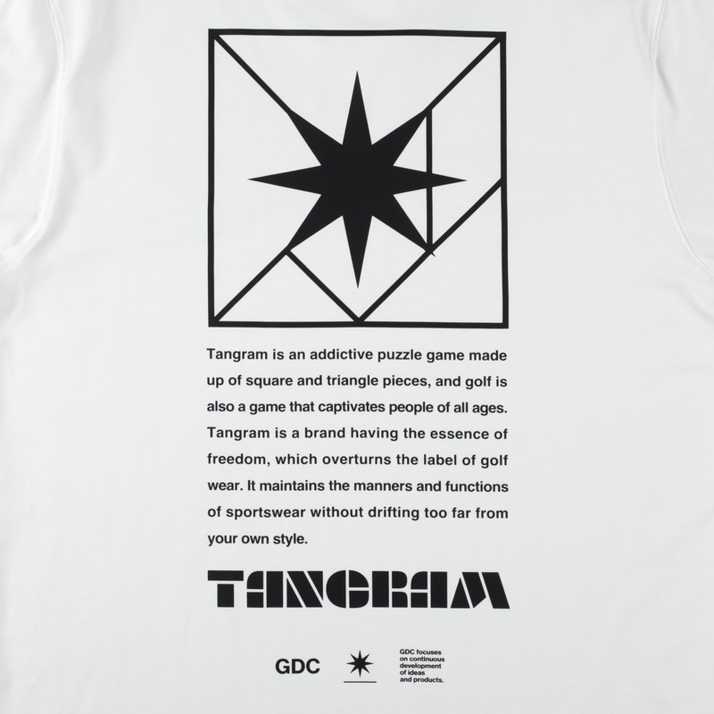 GDC×TANGRAM 5TH ANNIV. TURF STAR MOCK NECK WHITE TGS-MT199