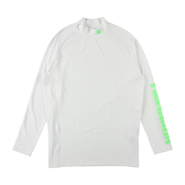 TANGRAM モックネックTシャツ TANGRAM】モックネックT ライトブルー Mサイズ - メルカリ