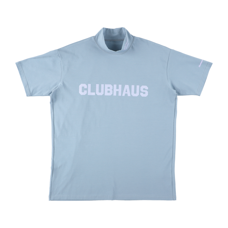 CLUBHAUS × TANGRAM モックネック アーチロゴ ホワイト - ウエア(男性用)