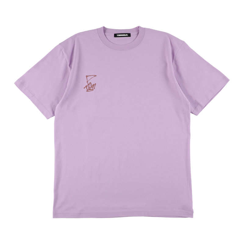 TANGRAM×RYUJI KAMIYAMA HELLO TANGRAM TEE LIGHT PURPLE TGS-MT83