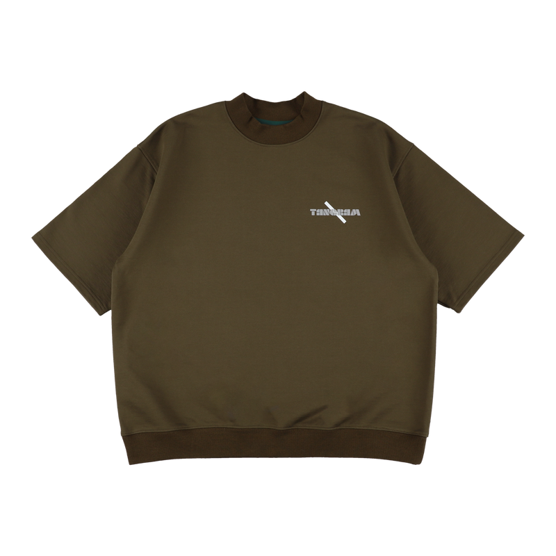 Saturdays NYC × TANGRAM SS SWEAT MOCK NECK KHAKI TGS-MTST01【予約