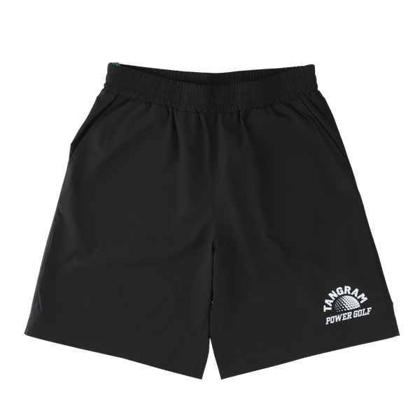 POWER GOLF MICRO RIP-STOP STRETCH SHORTS BLACK TGS-MP16