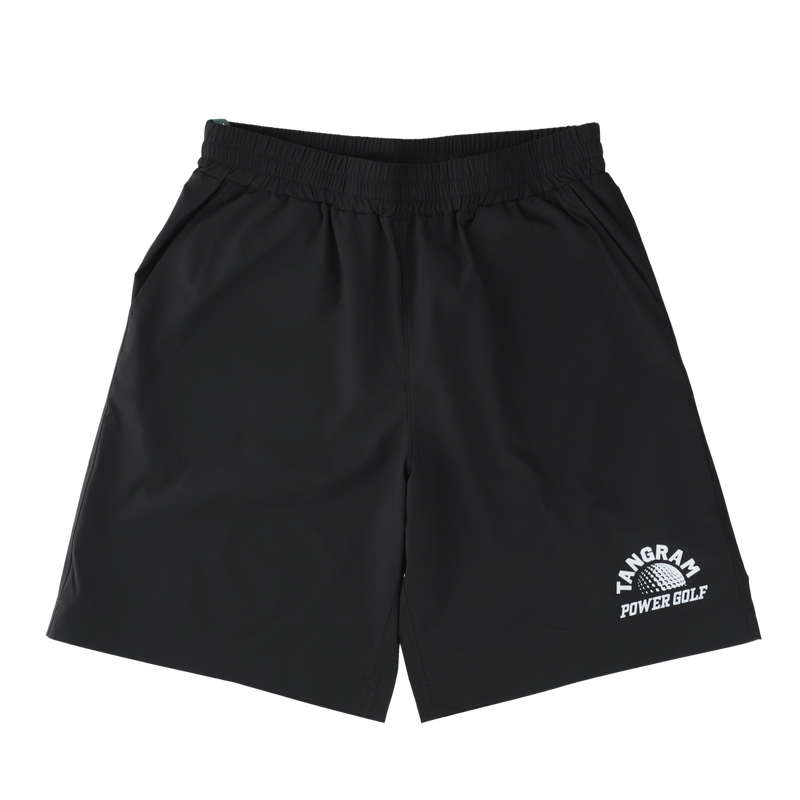 POWER GOLF MICRO RIP-STOP STRETCH SHORTS BLACK TGS-MP16