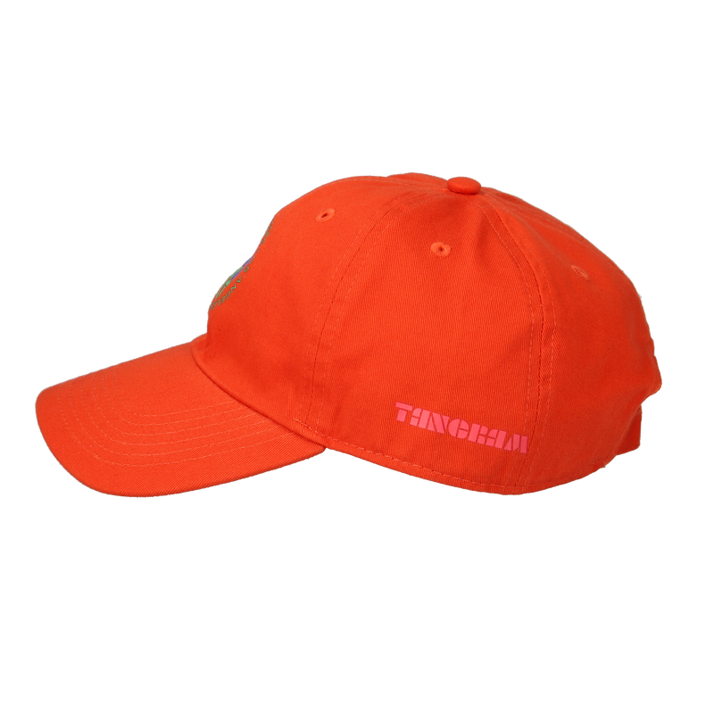 VIOLA&ROSES × TANGRAM TWILL CAP ORANGE TGS-UCAP24