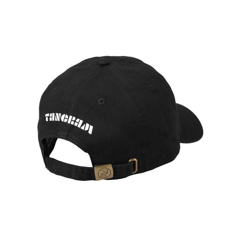 LABEL LOGO TWILL CAP BLACK TGS-UCAP27