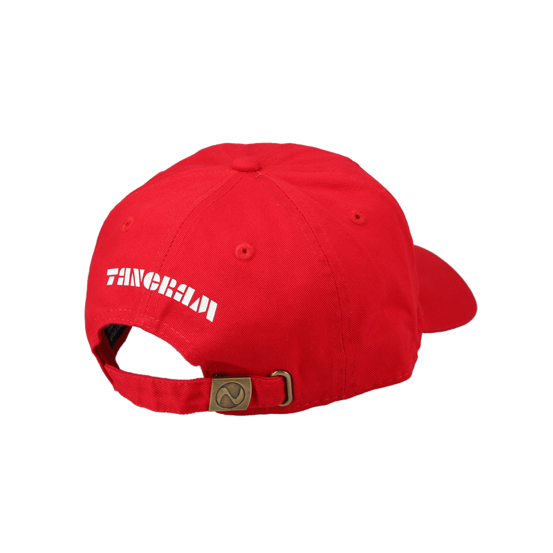 LABEL LOGO TWILL CAP RED TGS-UCAP27