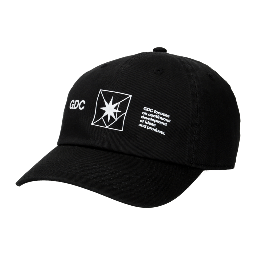 GDC×TANGRAM 5TH ANNIV. TURF STAR TWILL CAP BLACK TGS-UCAP44