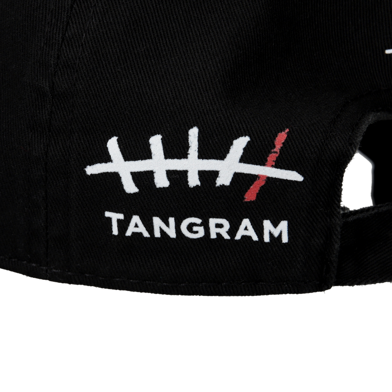 GDC×TANGRAM 5TH ANNIV. TURF STAR TWILL CAP BLACK TGS-UCAP44