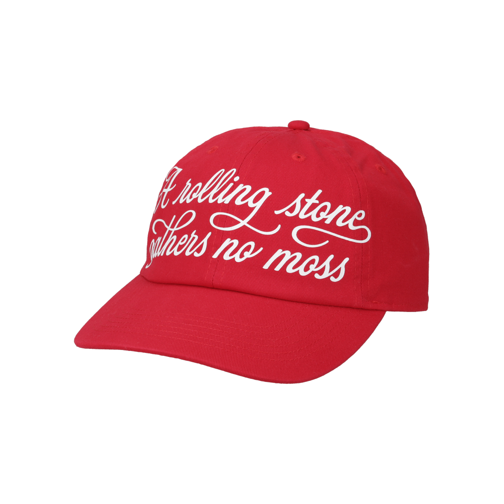 GDC×TANGRAM 5TH ANNIV. ROLLING STONE TWILL CAP RED TGS-UCAPGDC01