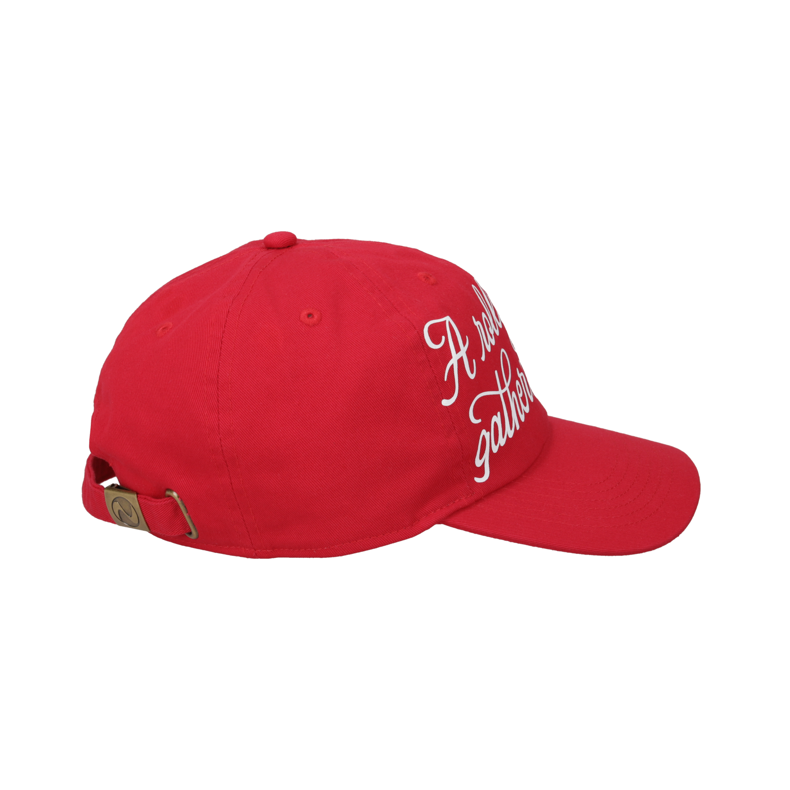 GDC×TANGRAM 5TH ANNIV. ROLLING STONE TWILL CAP RED TGS-UCAPGDC01