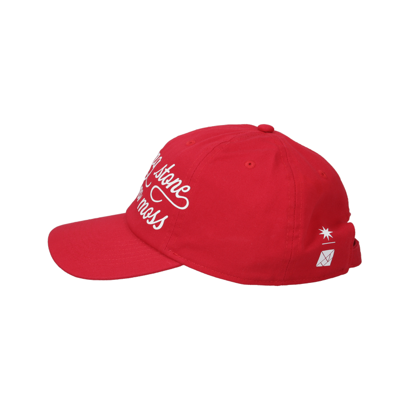 GDC×TANGRAM 5TH ANNIV. ROLLING STONE TWILL CAP RED TGS-UCAPGDC01