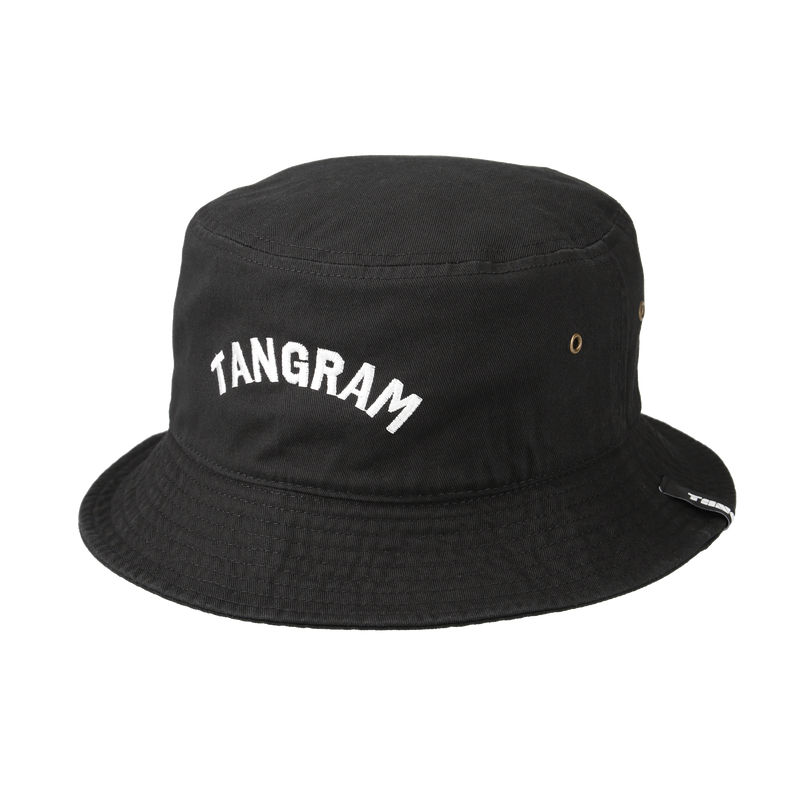 ARCH LOGO BUCKET HAT BLACK TGS-UHAT03