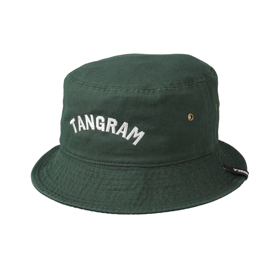 ARCH LOGO BUCKET HAT DARK GREEN TGS-UHAT03 – TANGRAM