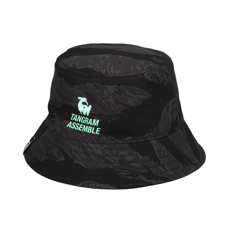 TS CAMO BUCKET HAT BLACK CAMO TGS-UHAT27