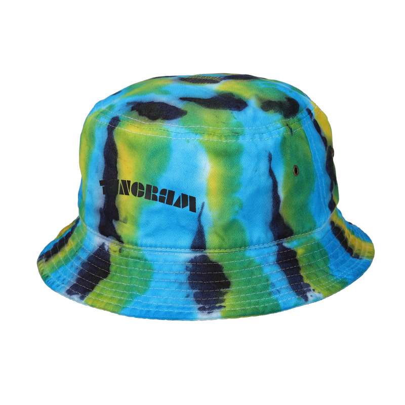 TIE-DYE BUCKET HAT C (BLUE/BLACK/YELLOW) TGS-UHAT33