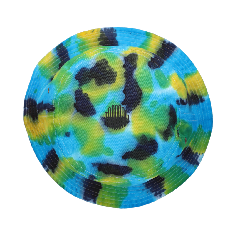 TIE-DYE BUCKET HAT C (BLUE/BLACK/YELLOW) TGS-UHAT33