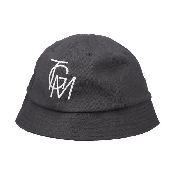 TGM LOGO SHORT BRIM BALL HAT CARBON BLACK TGS-UHAT43