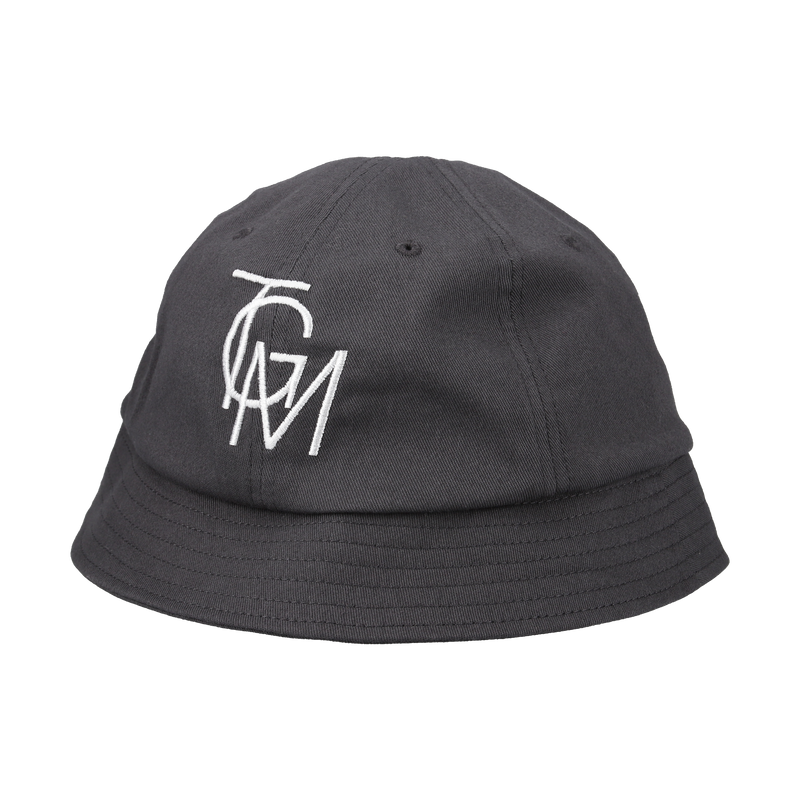 TGM LOGO SHORT BRIM BALL HAT CARBON BLACK TGS-UHAT43