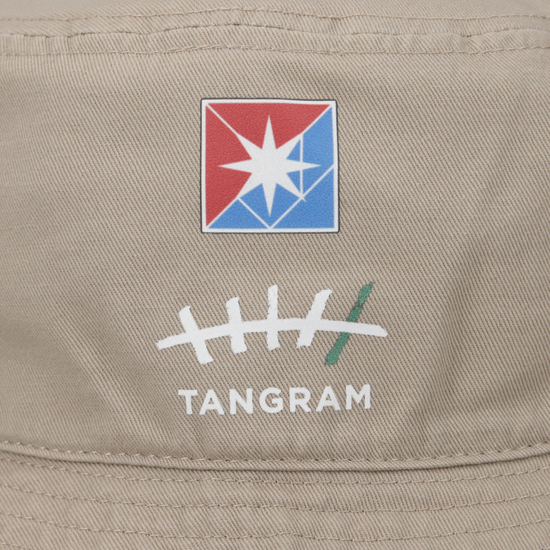 GDC×TANGRAM 5TH ANNIV. TRICO BUCKET HAT KHAKI TGS-UHAT47