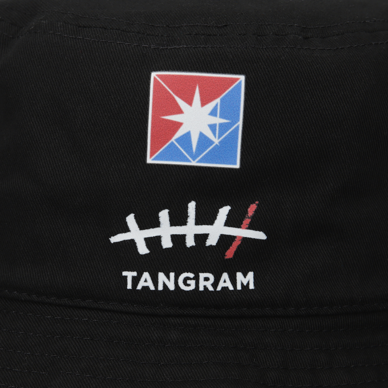 GDC×TANGRAM 5TH ANNIV. TRICO BUCKET HAT BLACK TGS-UHAT47