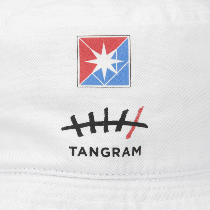 GDC×TANGRAM 5TH ANNIV. TRICO BUCKET HAT WHITE TGS-UHAT47