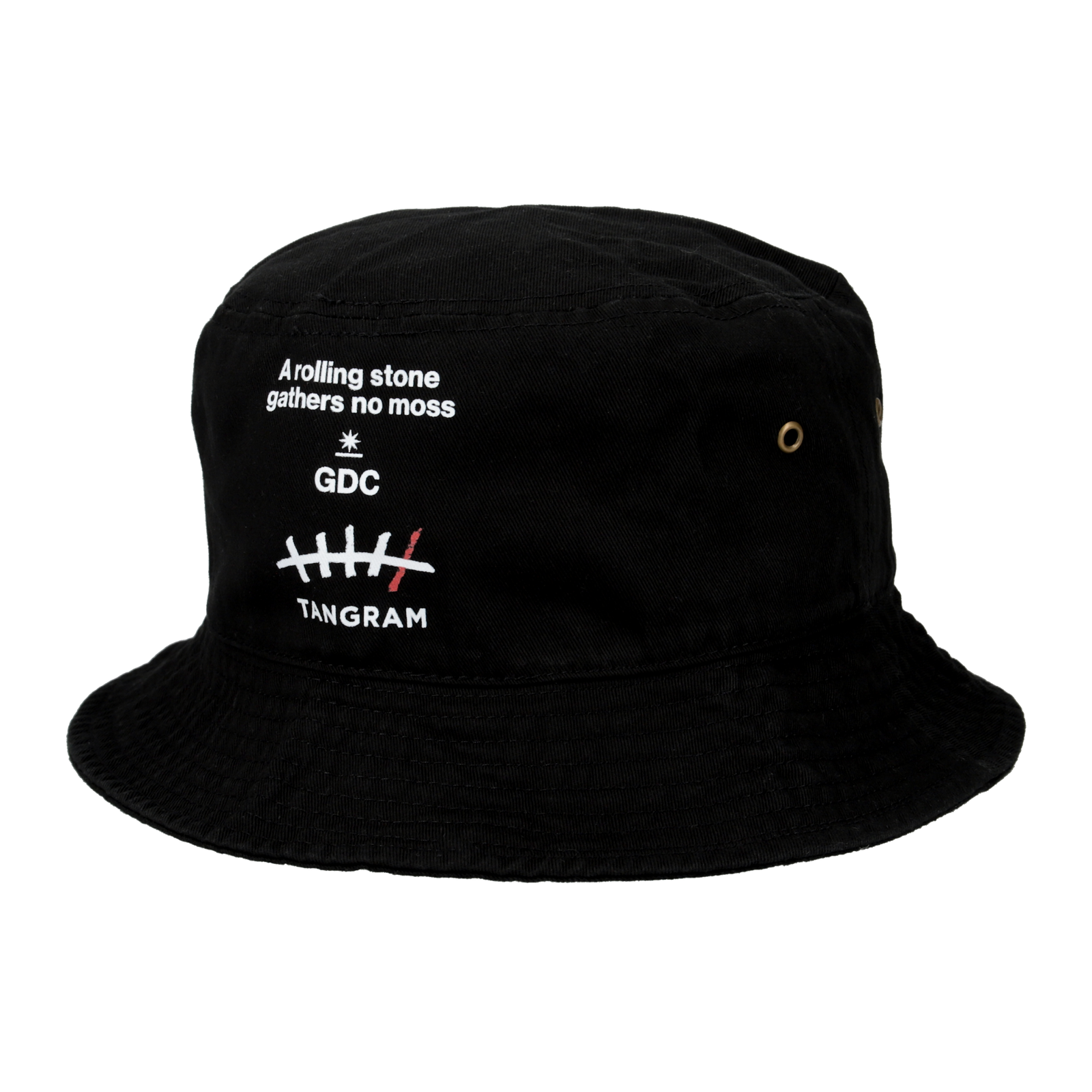 GDC×TANGRAM 5TH ANNIV. T.5 TOKYO BUCKET HAT BLACK TGS-UHAT48