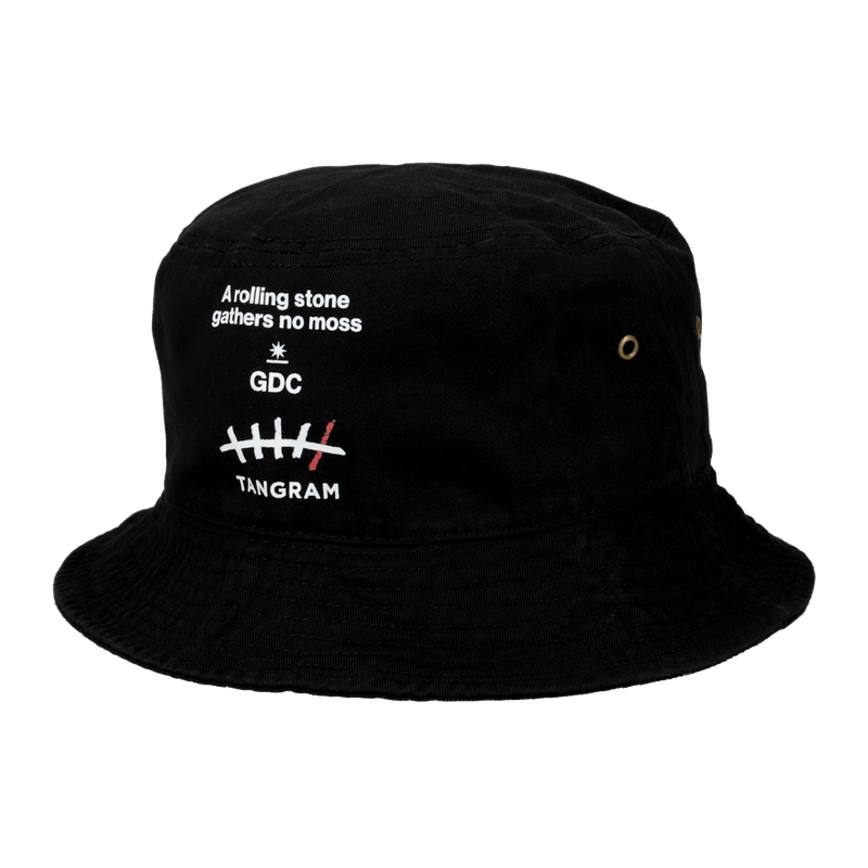 GDC×TANGRAM 5TH ANNIV. BUCKET HAT GDC×TANGRAM 5TH ANNIV. T.5 TOKYO BUCKET HAT BLACK TGS-UHAT48