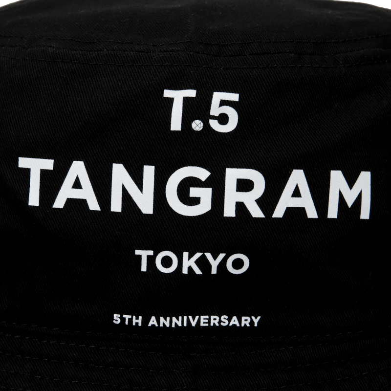 GDC×TANGRAM 5TH ANNIV. T.5 TOKYO BUCKET HAT BLACK TGS-UHAT48