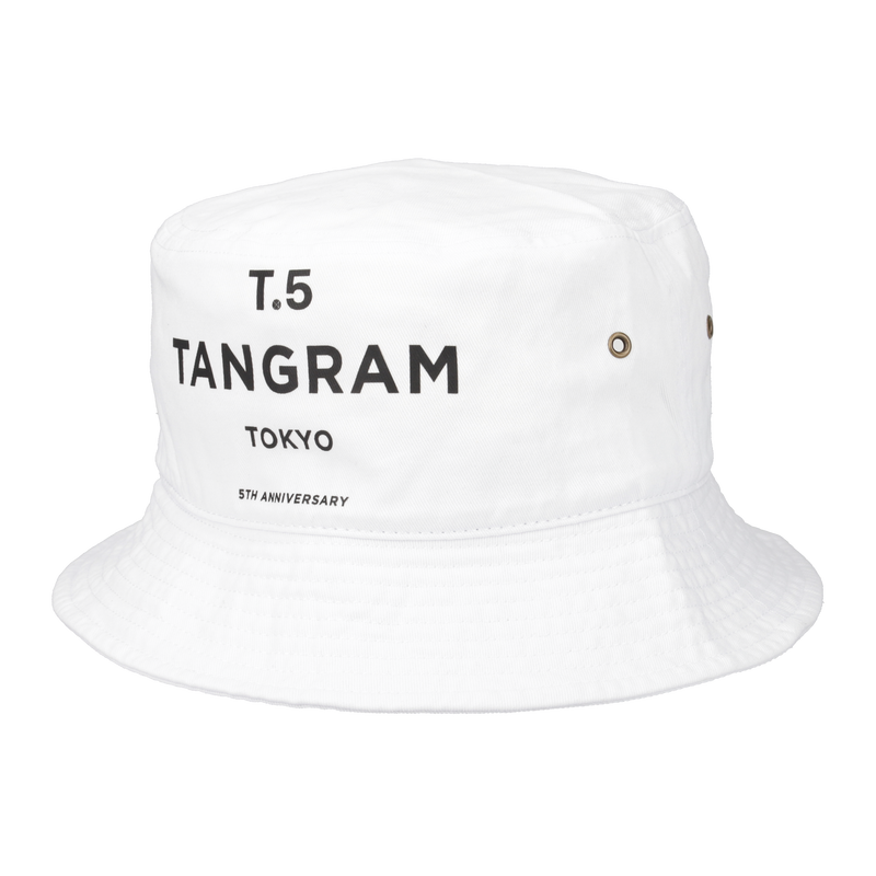 GDC×TANGRAM 5TH ANNIV. BUCKET HAT GDC×TANGRAM 5TH ANNIV. T.5 TOKYO BUCKET HAT WHITE TGS-UHAT48