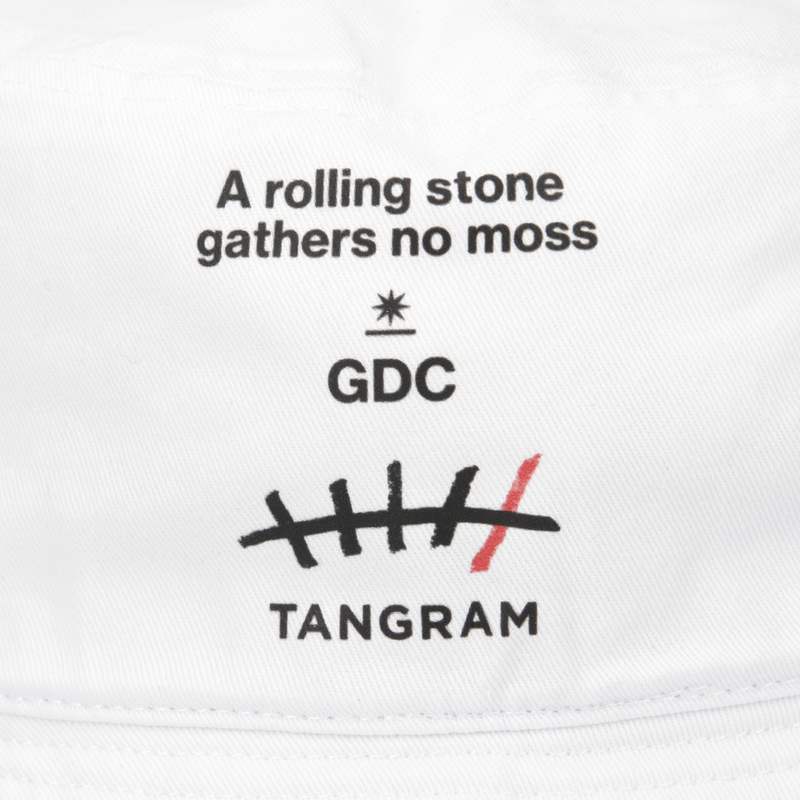 GDC×TANGRAM 5TH ANNIV. T.5 TOKYO BUCKET HAT WHITE TGS-UHAT48