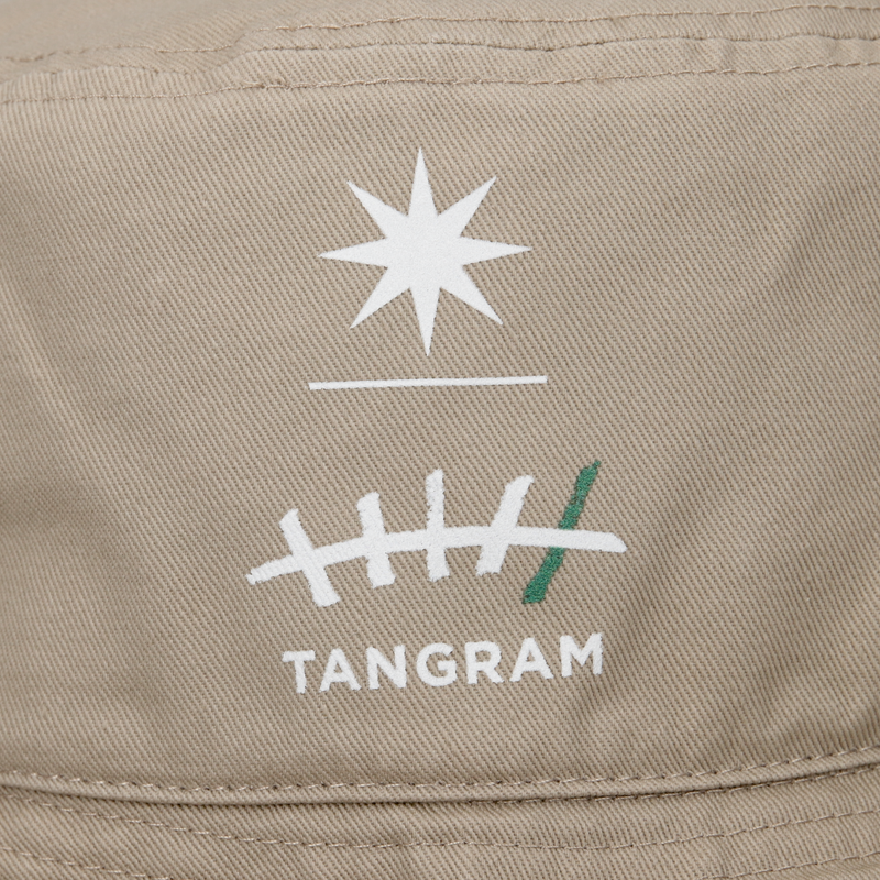 GDC×TANGRAM 5TH ANNIV. TURF STAR BUCKET HAT KHAKI TGS-UHAT49