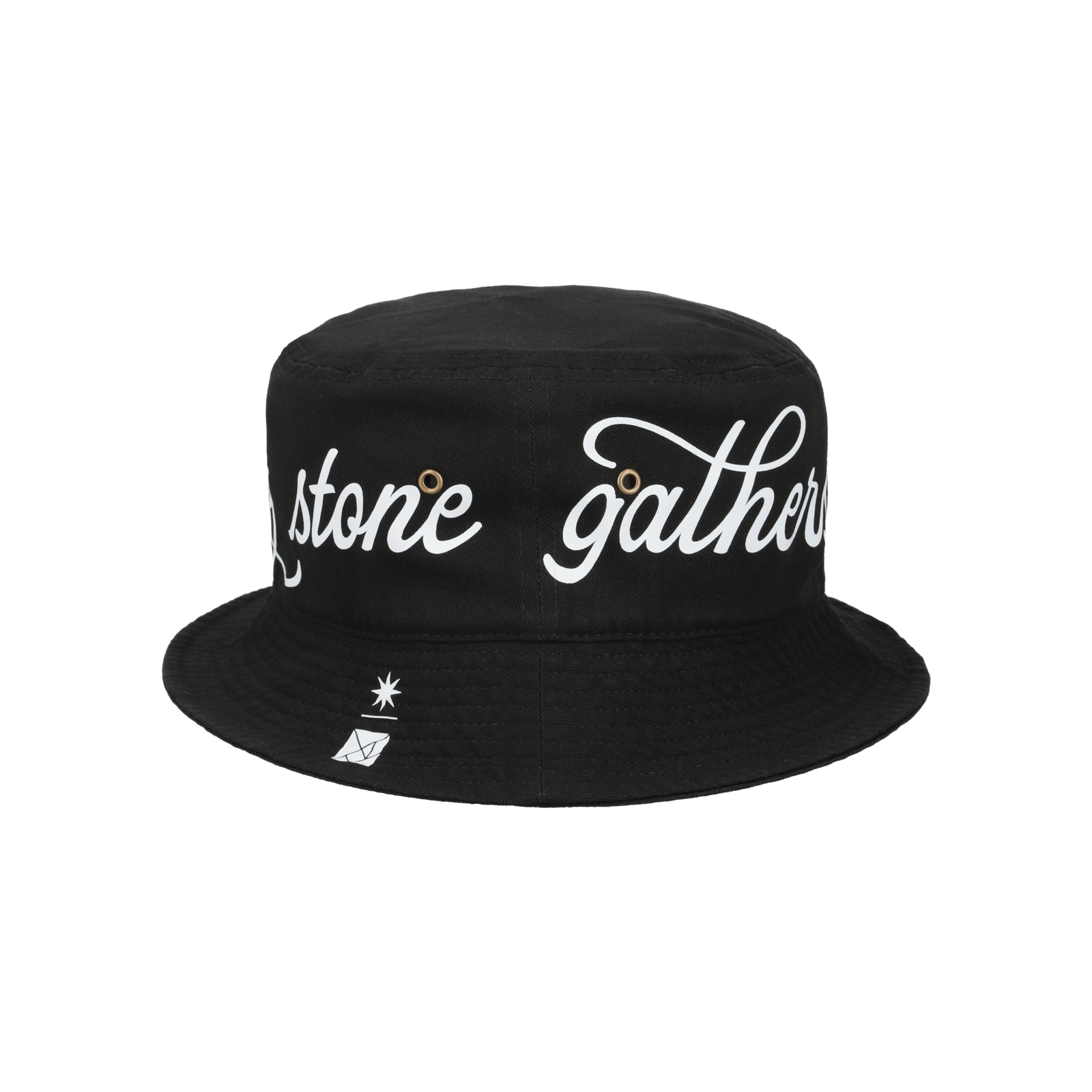 GDC×TANGRAM 5TH ANNIV. ROLLING STONE BUCKET HAT BLACK TGS-UHATGDC01
