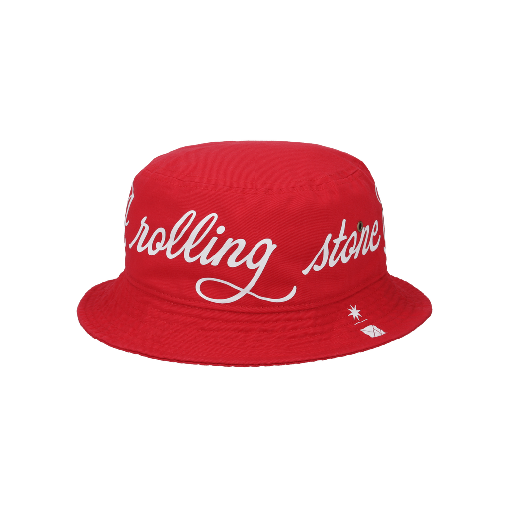 GDC×TANGRAM 5TH ANNIV. ROLLING STONE BUCKET HAT RED TGS-UHATGDC01