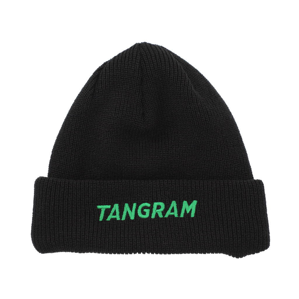 MARMOT × TANGRAM KNIT CAP BLACK TGA-NT05