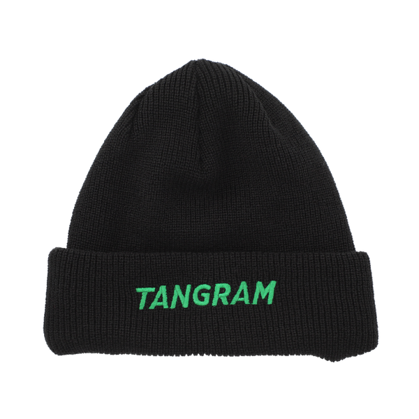 MARMOT × TANGRAM KNIT CAP BLACK TGA-NT05