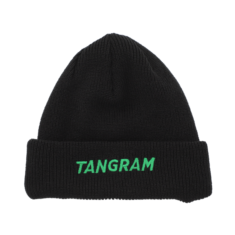 MARMOT × TANGRAM KNIT CAP BLACK TGA-NT05