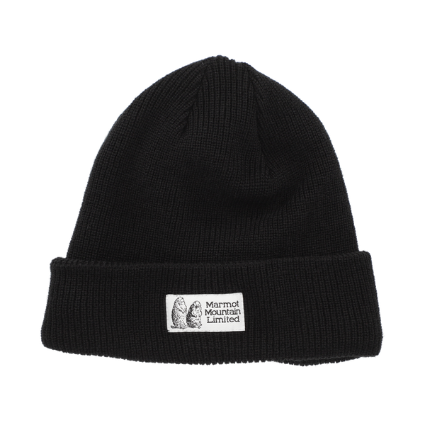 MARMOT × TANGRAM KNIT CAP BLACK TGA-NT05