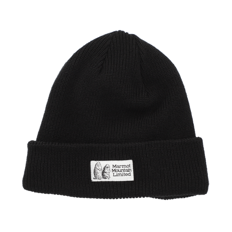 MARMOT × TANGRAM KNIT CAP BLACK TGA-NT05