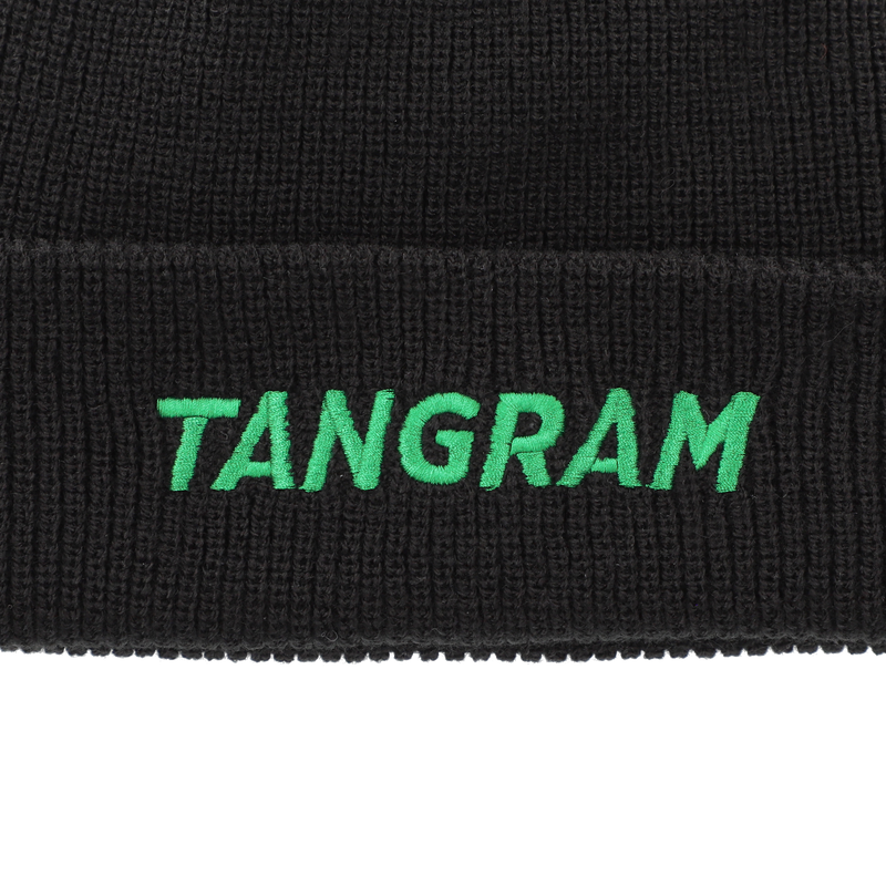 MARMOT × TANGRAM KNIT CAP BLACK TGA-NT05