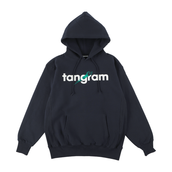 CLUBHAUS × TANGRAM HEAVY WEIGHT HOODIE NAVY TGA-MF09