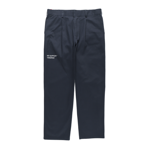 CLUBHAUS × TANGRAM CREW CHINO PANTS NAVY TGA-MP12