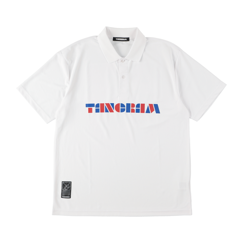 GOLF TEAM POLO SHIRTS WHITE BLUE RED TGA-MPL23