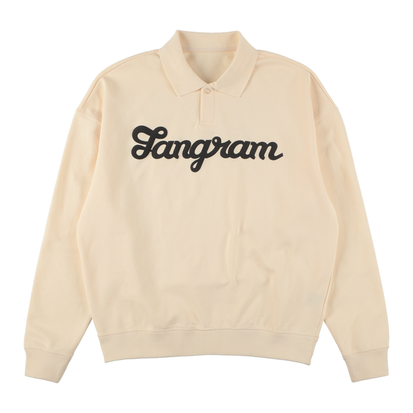 TANG LOGO SWEAT POLO SHIRTS OFF WHITE TGA-MPL25
