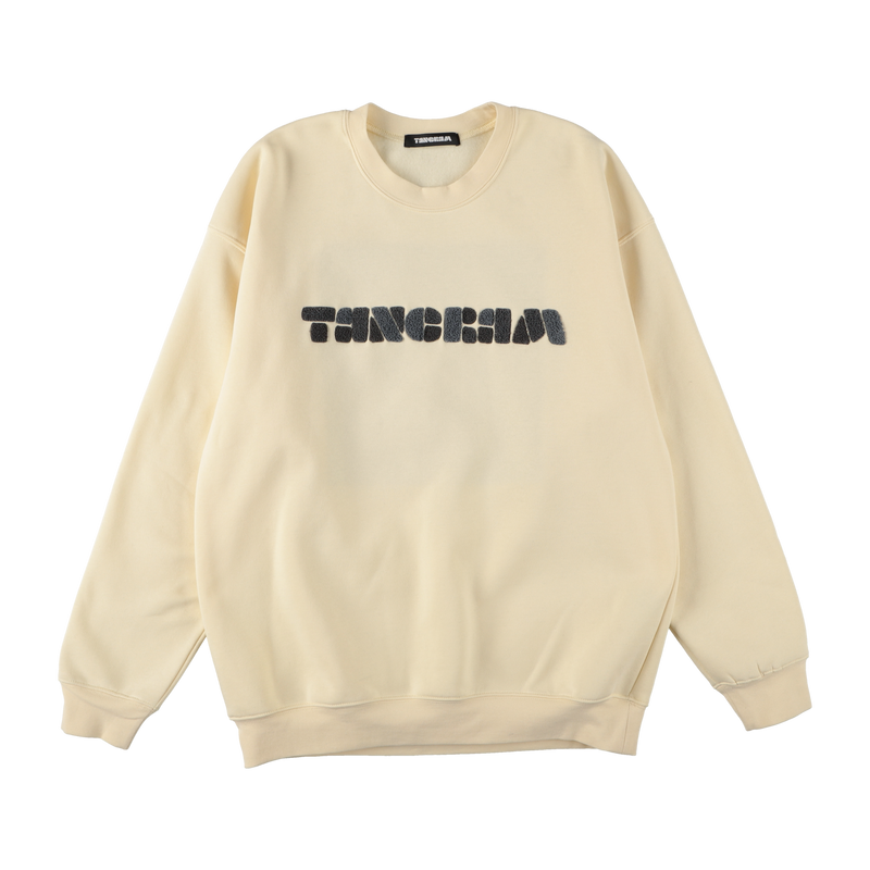 PUZZLE LOGO CHENILLE CREW CREAM TGA-MT52