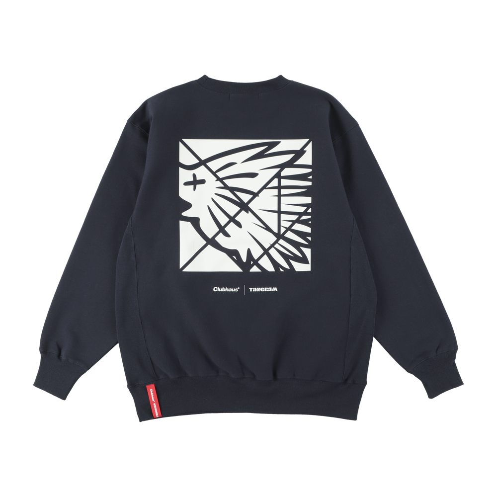 ウクライナ巡り米国 CLUBHAUS × TANGRAM CREW MOCK NECK BLACK | www