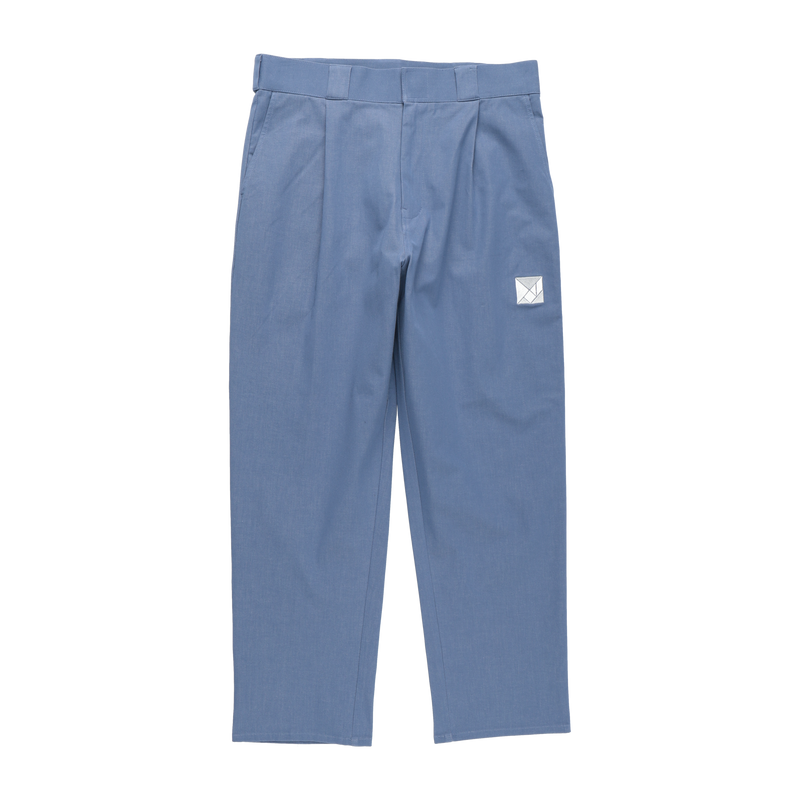 BASIC LOGO CHINO PANTS BLUE GRAY TGA-MP03