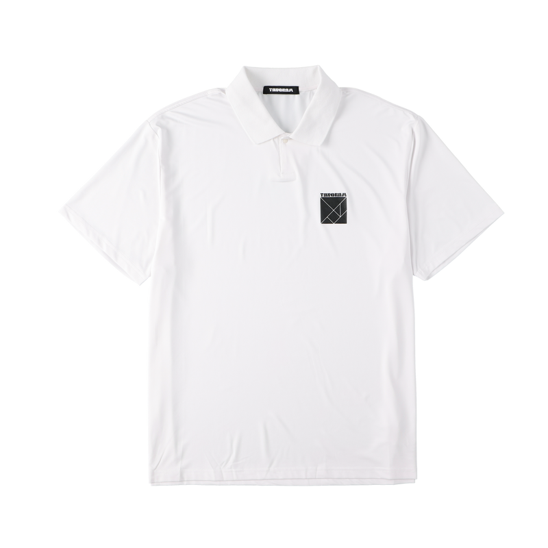 ONE SNAP POLO SHORT SLEEVE WHITE TGS-MPL09