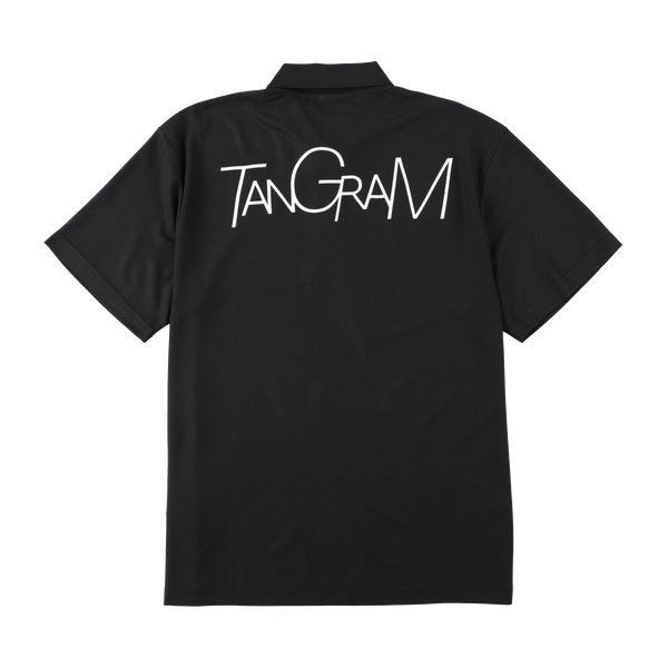 VERTICAL LOGO POLO SHIRTS BLACK TGS-MPL15